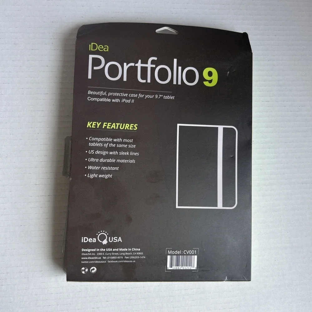 Portfolio 9 Leather Tablet Case - iPad II and Other 9.7